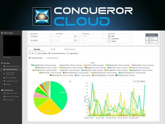 Bowling-QAMF-Conqueror Cloud Dashboard